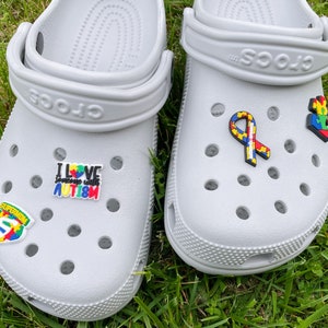 Autism Awareness Shoe Charms: Croc Charm