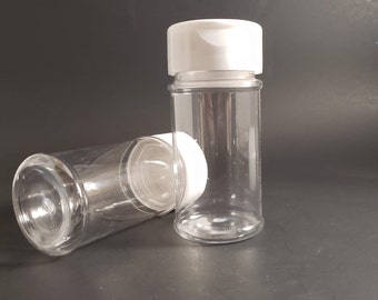 36 Empty Glitter Shaker Bottles: Craft & Spice Jars, 3.5 oz