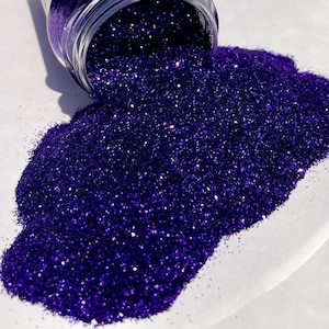 Purple Metallic Glitter: Fine Polyester Glitter for Tumblers, Resin Art