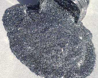 Sterling Silver Metallic Glitter – Ultra Fine Polyester, Tumbler Supplies