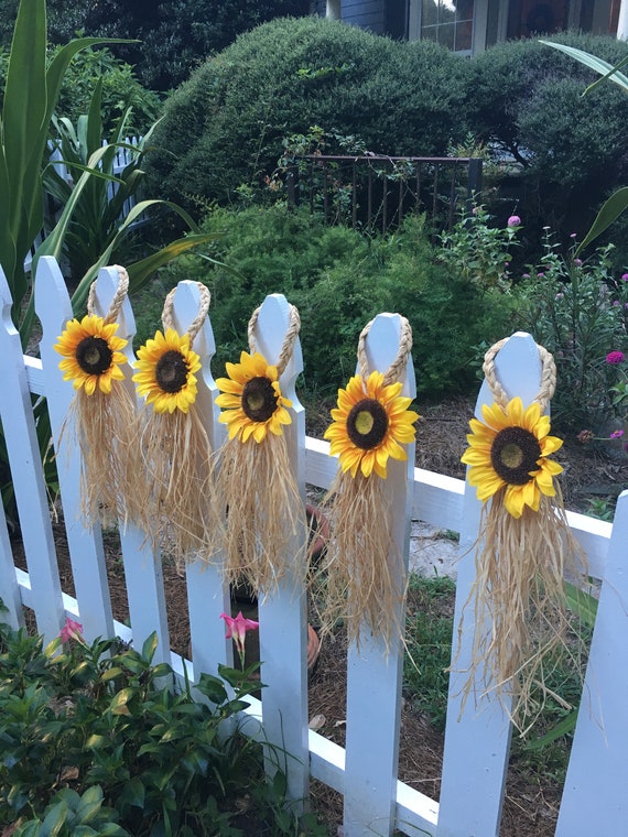 Sunflower Country Wedding Chair Hanger Aisle Marker Etsy