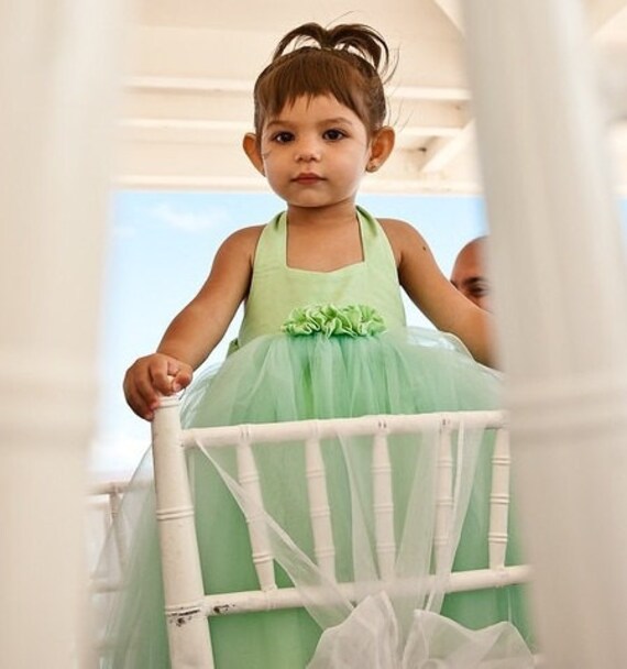 mint green beach dress