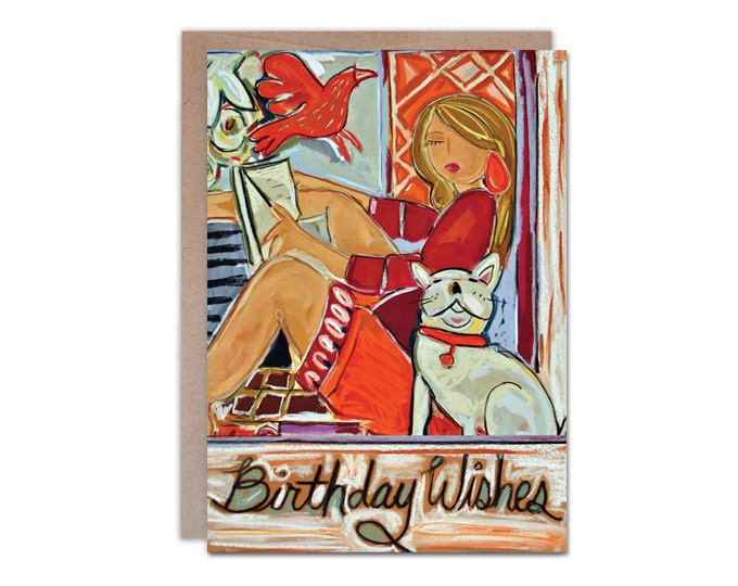 Birthday Wishes, 5 x 7 greeting card