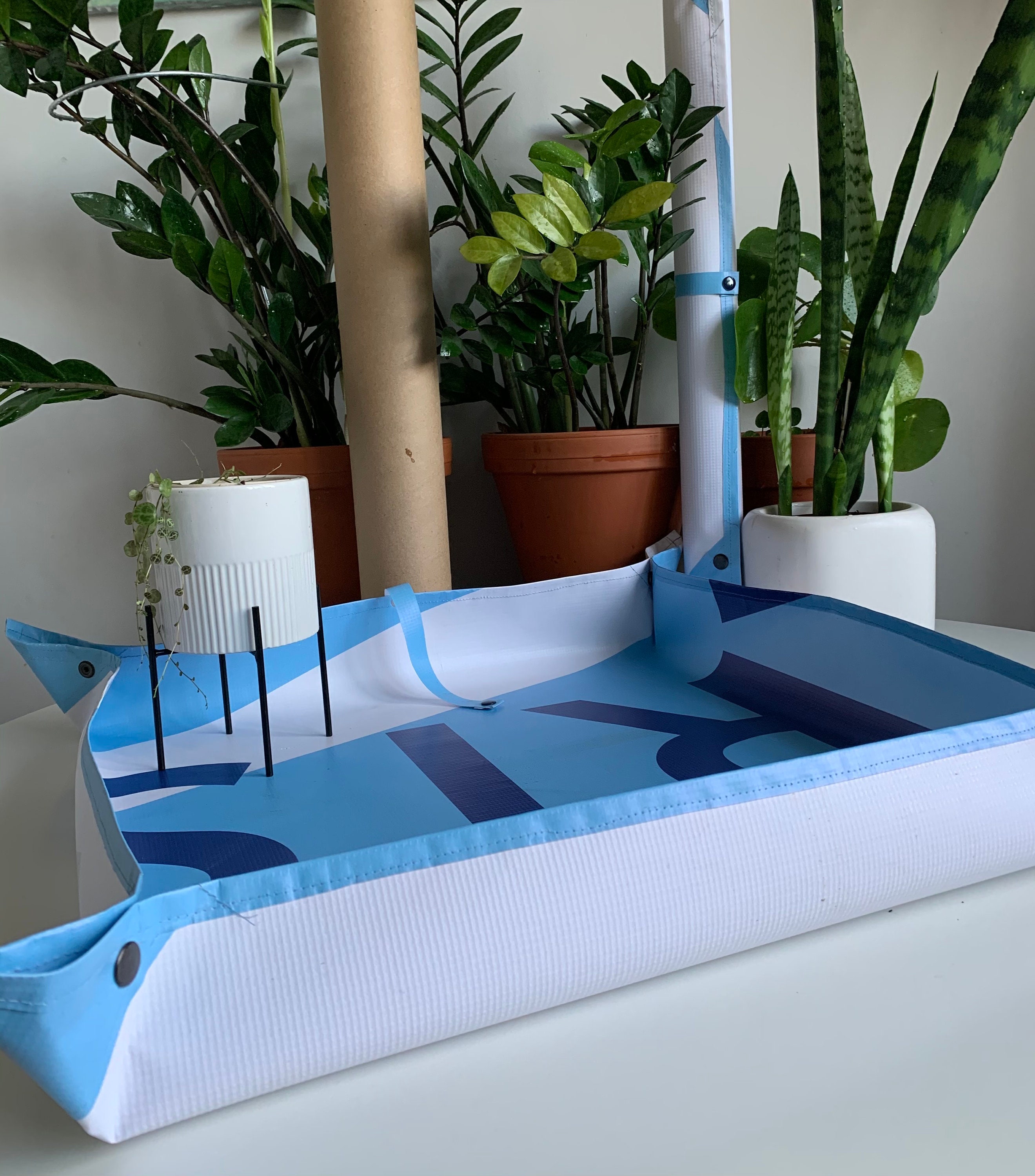 Potting mat/potting tarp/ plant stuff/ repotting/ Soil mat/ Etsy