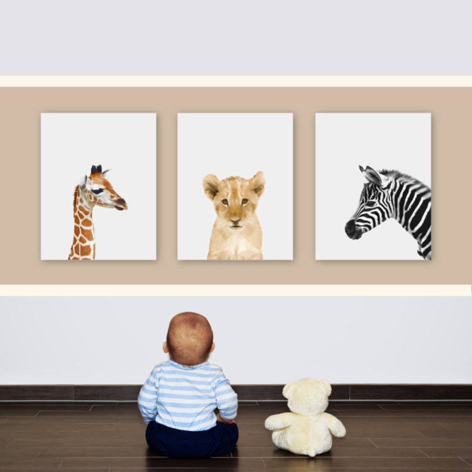 Safari Nursery Decor Safari Nursery Wall Art Nursery Print Etsy