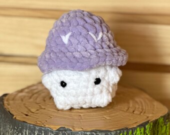 Crochet Chonky Mushroom Plushie