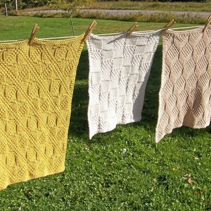 Knitting Pattern Really Reversible Towels Directions for 3 towels in 2 sizes image 3