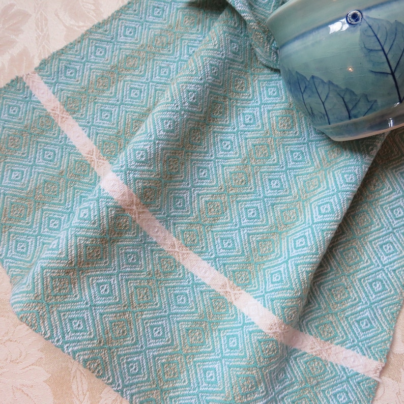 50 Colors Deluxe Custom Handwoven Cotton Towel  Dish Tea image 1