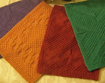 Knitting Pattern - Really Reversible Placemats & Table Runners Collection