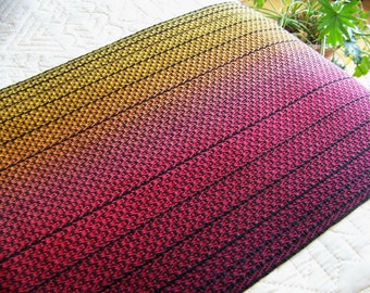 Ready Now! Handwoven Bed Runner Scarf - Easy-care cotton Queen size 25x86