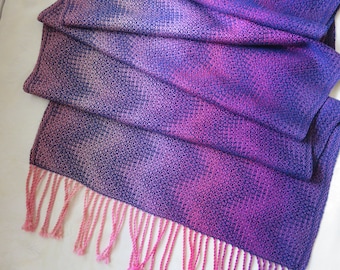 Ready Now - Handwoven Shawl Scarf Wrap Stole Tencel Cotton