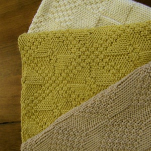 Knitting Pattern Really Reversible Towels Directions for 3 towels in 2 sizes image 2