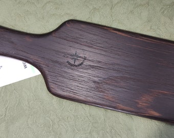 Miss Rose Paddles Exotic Hardwood Wenge Spanking Paddle - Square Hairbrush Brush WG177