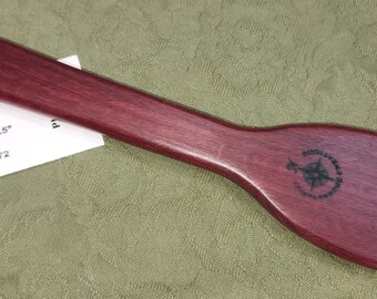 Solid Purpleheart Miss Rose Spanking Paddle Exotic Hardwood Wood - Kitchen Spoon style PH572