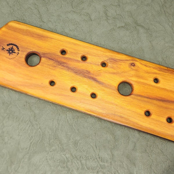 Large Canary Wood and Walnut layered Miss Rose Paddles Spanking Paddle BOE CN175 laminated Spencer with Holes