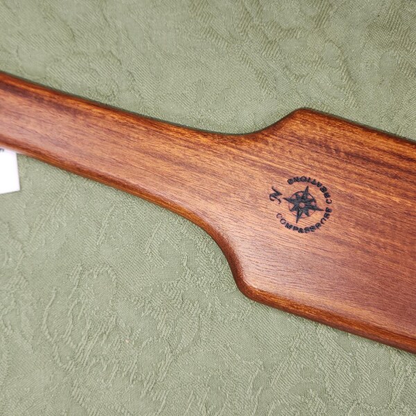 Beautiful Granadillo Rosewood Miss Rose Paddles Exotic Hardwood Spanking Paddle - Bath Brush Hairbrush Tressa Style GR073