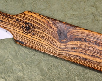 Medium Bocote Miss Rose Paddles Exotic Hardwood Spanking Paddle Bat BOE BC444