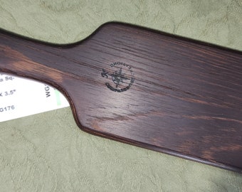 Miss Rose Paddles Exotic Hardwood Wenge Spanking Paddle - Square Hairbrush Brush WG176