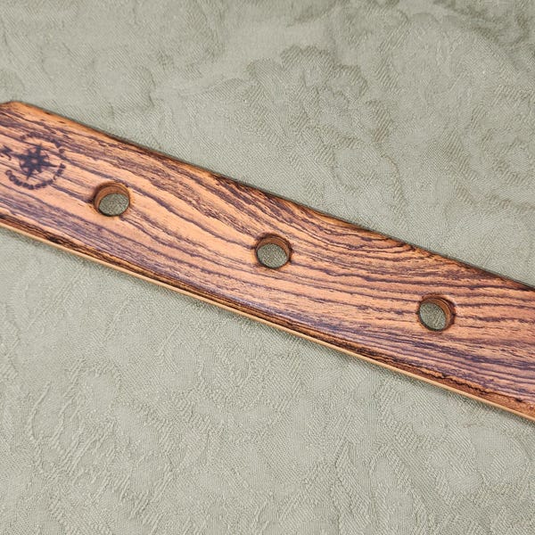 LONG Bocote & Bamboo Laminated Miss Rose Paddles Exotic Hardwood Spanking Paddle BOE Bat BC527 Spencer with Holes