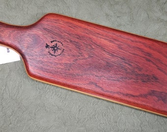 Big Beefy Bloodwood & Bamboo Laminated Layered Miss Rose Paddles Exotic Hardwood  Spanking Paddle BOE BW691