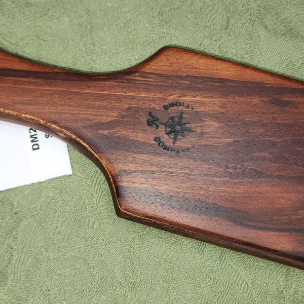 Miss Rose Paddles Spanking Paddle Peruvian Dalmata and Walnut - Hairbrush Brush Style BDSM DM211 Laminated Tressa style GREAT for Newbies