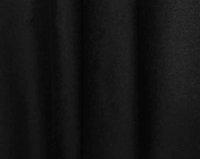 Cotton Moleskin/fustian Black Colour Fabric Sold by the Etsy UK