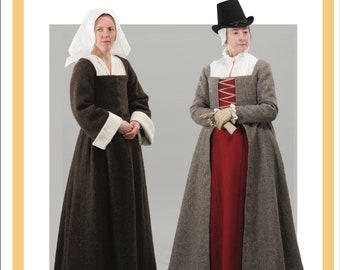 Pattern for Tudor Women's Round Gowns, Tudor Tailor exclusive