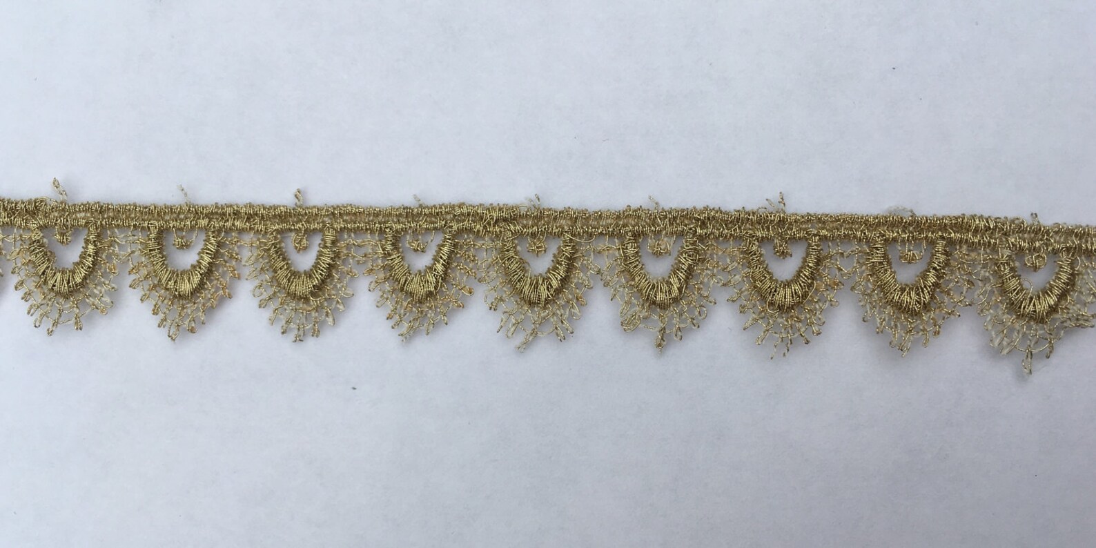 Gold Tudor Style Small Pointed Scallop Lace for - Etsy UK