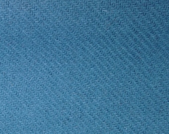 Woad Blue Tudor Style Woollen 2/2 Twill Cloth - fabric sold by the half yard