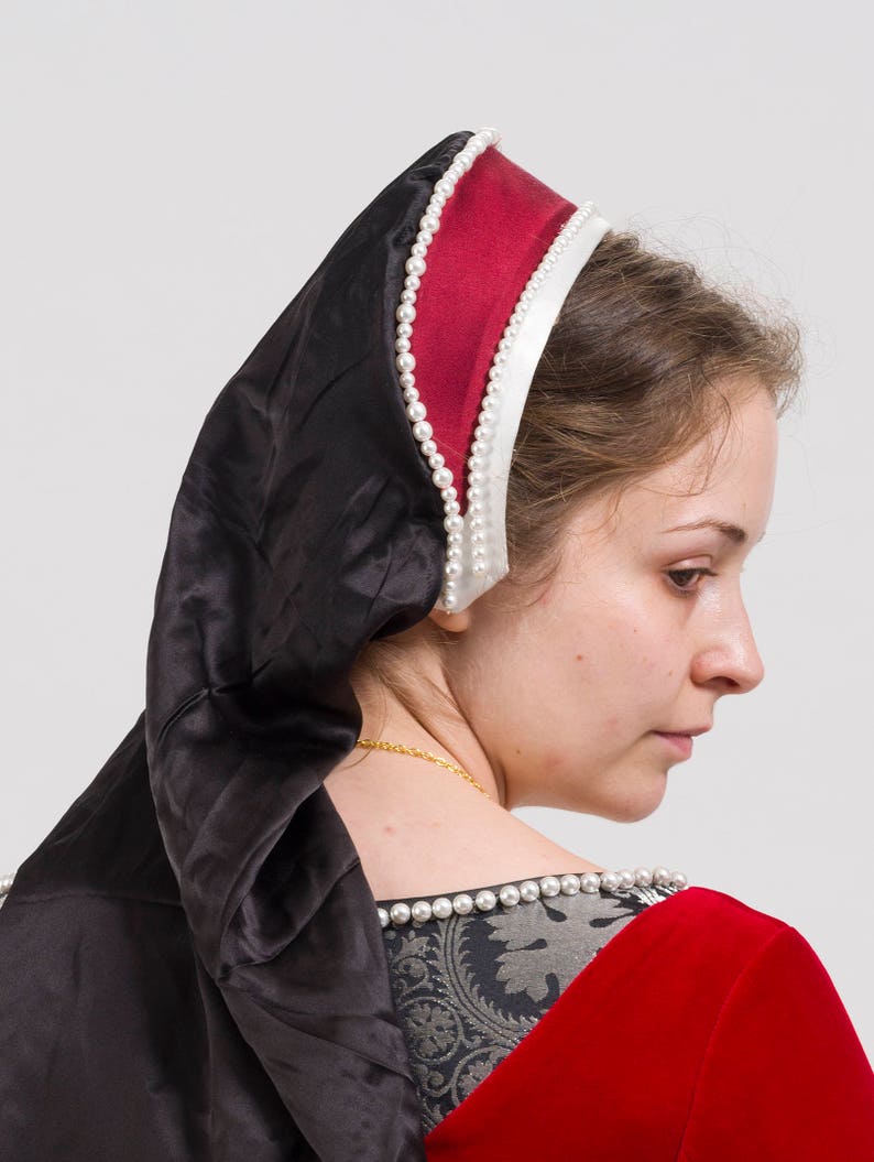 Pattern for Women's Tudor French Hoods Etsy UK