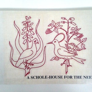A Schole-House for the Needle - 17th Century Embroidery and Lacemaking Facsimile Book