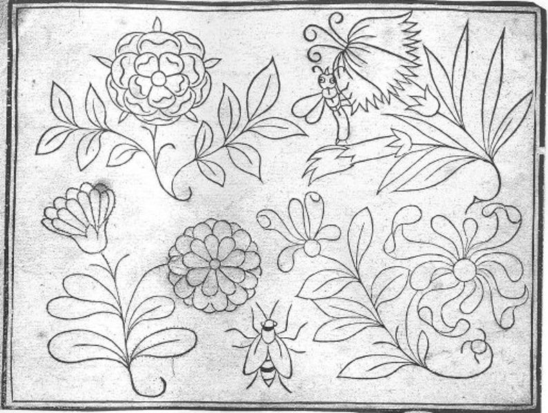 A Schole-House for the Needle 17th Century Embroidery and Lacemaking Facsimile Book image 4