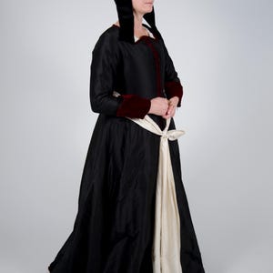 Finished garment - Early Tudor lady&#39;s gown as featured on the front cover of The Queen&#39;s Servants
