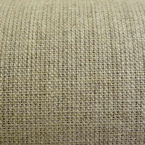 Linen Canvas Cloth, Medium Weight, Unbleached/Natural Colour - fabric sold by the half yard