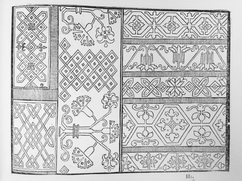 A Schole-House for the Needle 17th Century Embroidery and Lacemaking Facsimile Book image 2