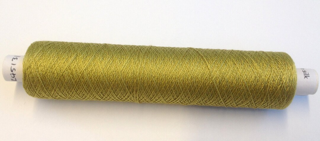 Tawny/sand gold/light brown Tudor style silk thread for Renaissance or Elizabethan reenactment or embroidery