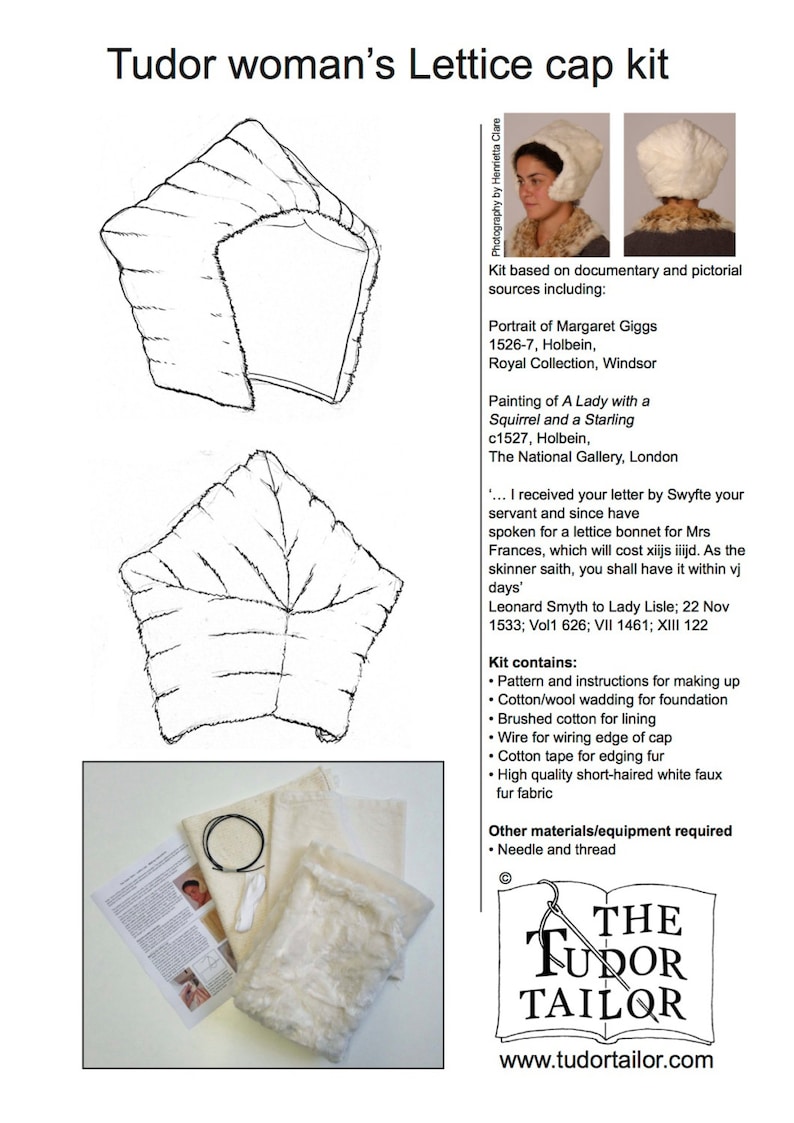 tudor hat template
