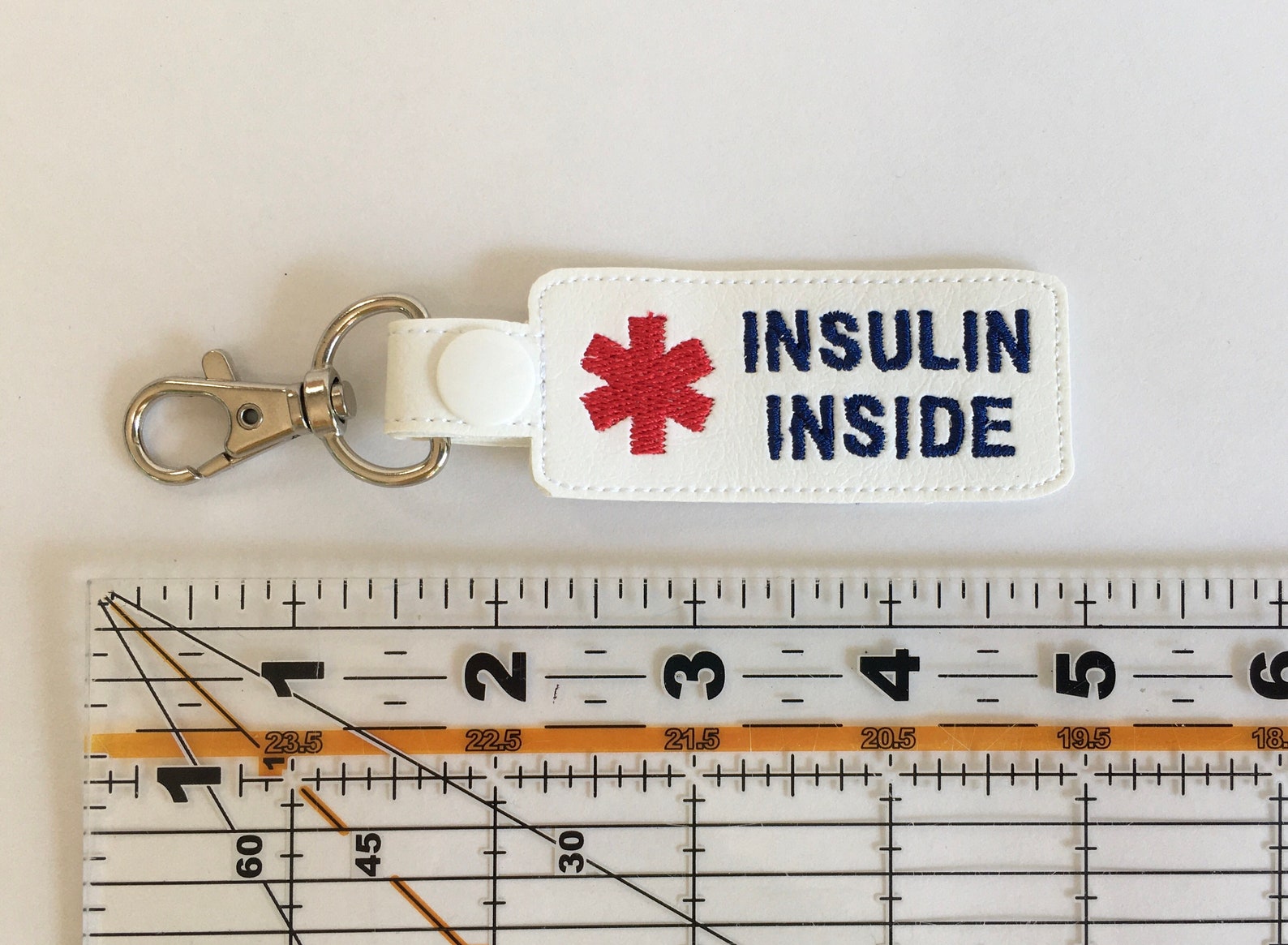 INSULIN INSIDE bag tag diabetic bag tag medical alert bag Etsy
