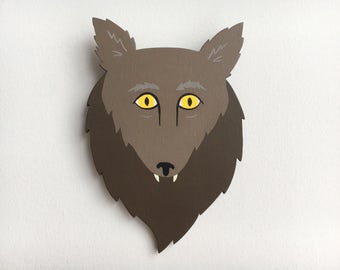 Werewolf Crew / gouache and acrylic painting on wood / #3