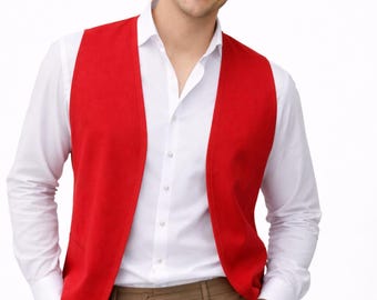 Adult Twill Patch Vest YMCA Scouts Clubs