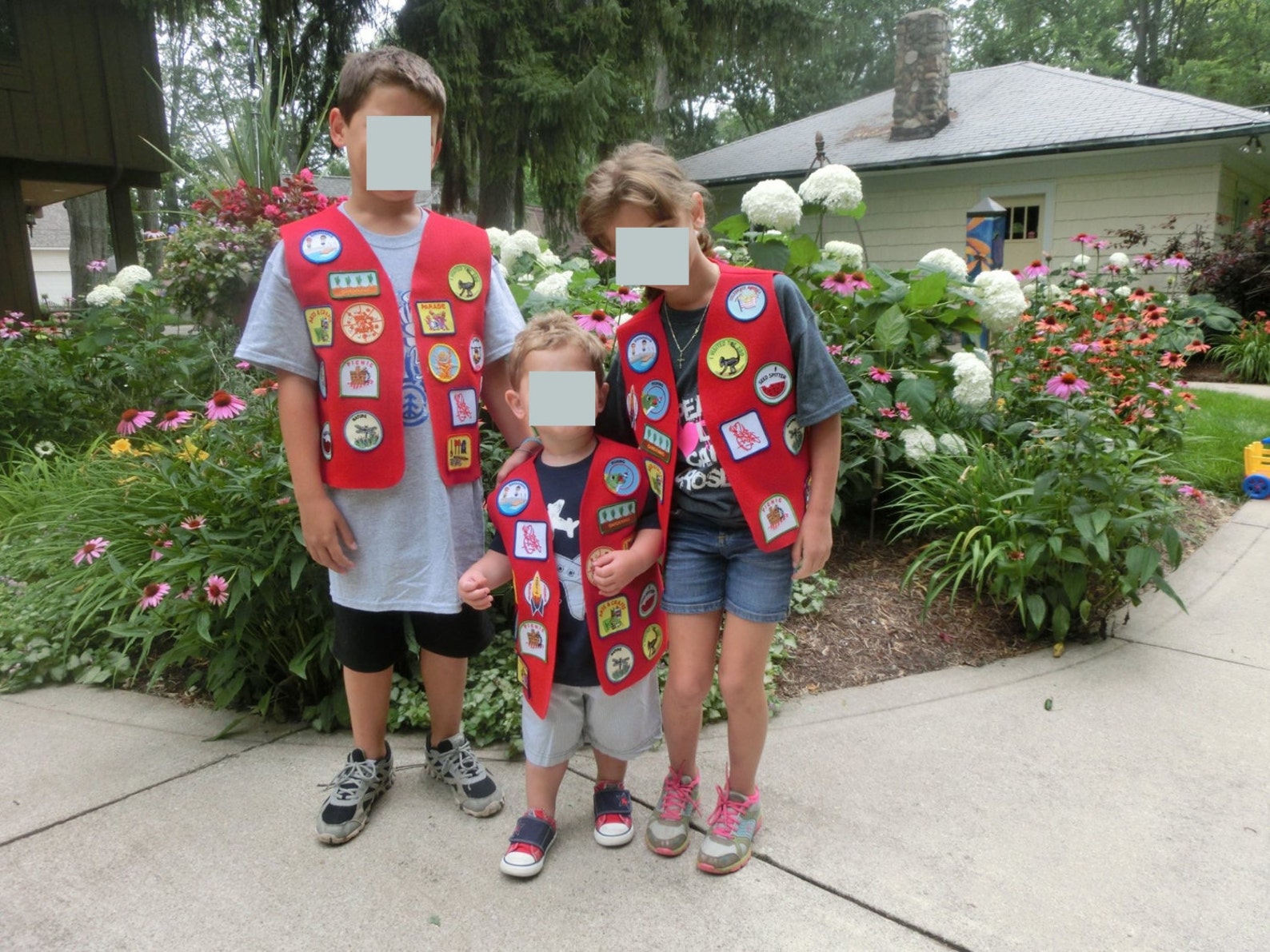 FELT Red Cub Boy Scout Red Felt Patch Brag Vest Etsy