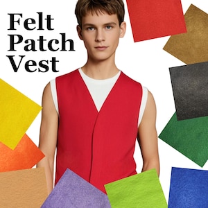 FELT Patch Brag Costume Vest