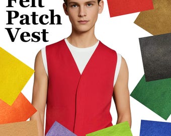 FELT Patch Brag Costume Vest