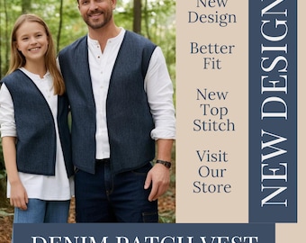 Denim Patch Vest Guide YMCA Indian Princess Cub Scout