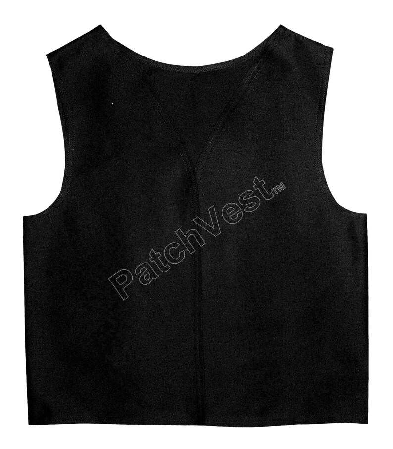 Black Twill Patch Vest Guide YMCA Indian Princess Cub Scout Etsy