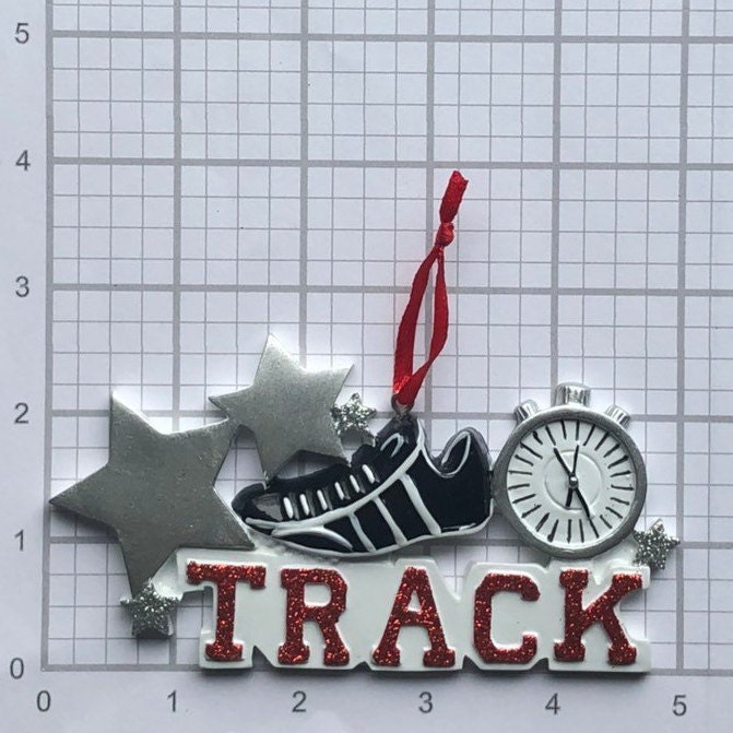 Track Christmas Ornament 