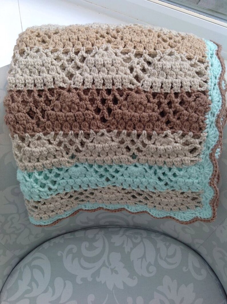 Crochet baby blanket pattern car seat blanket baby blanket Etsy