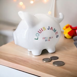 Personalised Piggy Bank