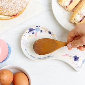 Personalised Floral Spoon Rest
