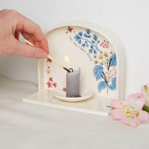 Handmade Ceramic Candle Sconce